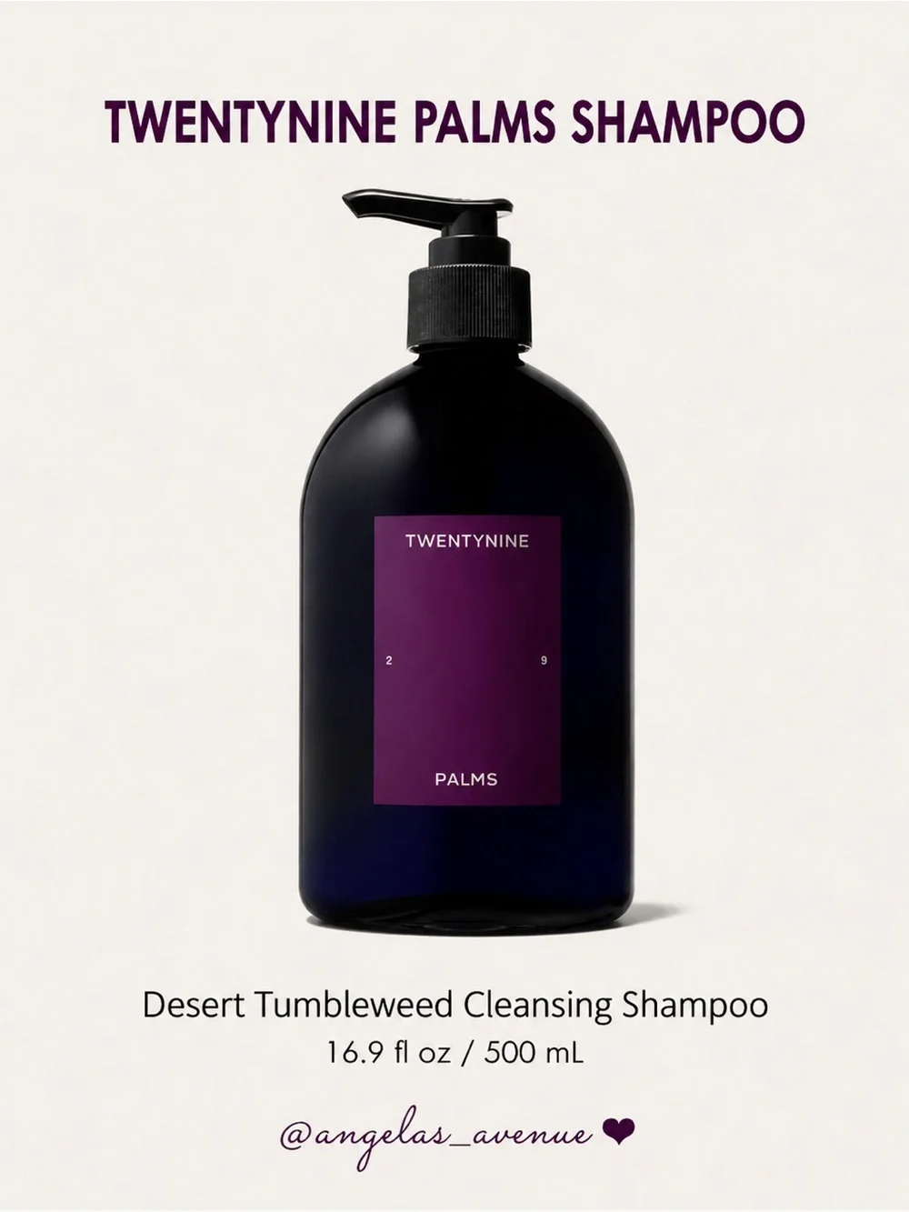 29 Palms SHAMPOO - Desert Tumbleweed Cleansing Shampoo